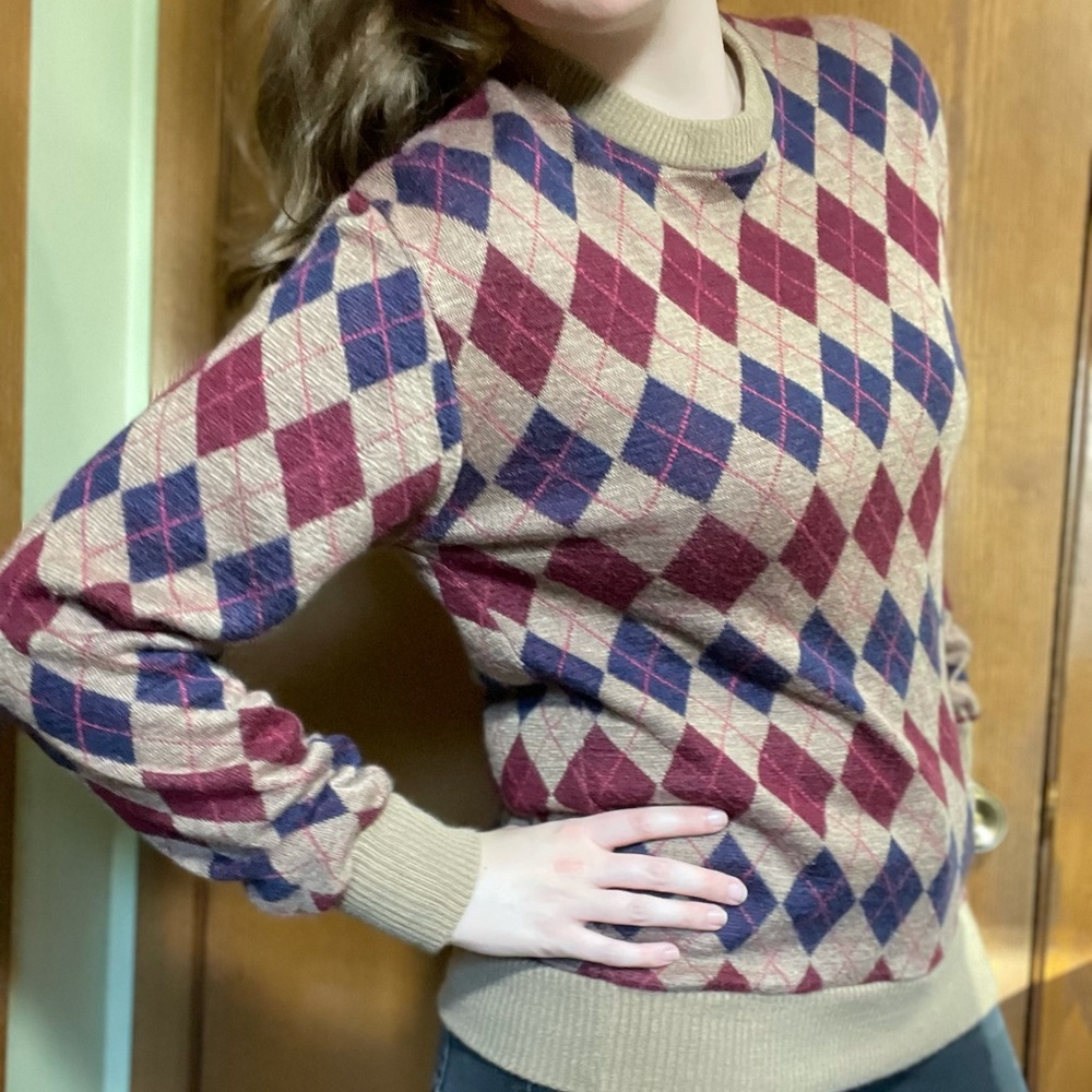 Argyle Women’s Sweater